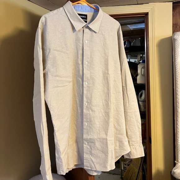 Bonobos Easy Linen Khaki XXL Slim - Picture 1 of 3